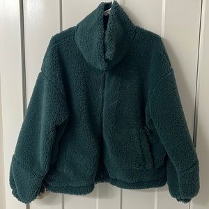 Cinchable Fleece Zip Up